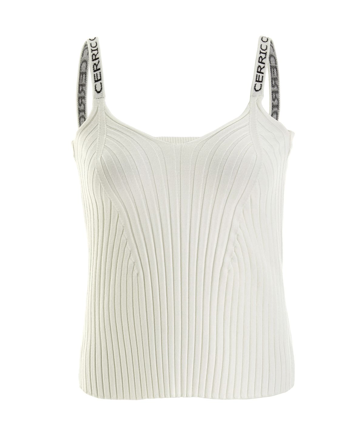 세릭(CERRIC) JACQUARD STRAP SLEEVELESS / IVORY