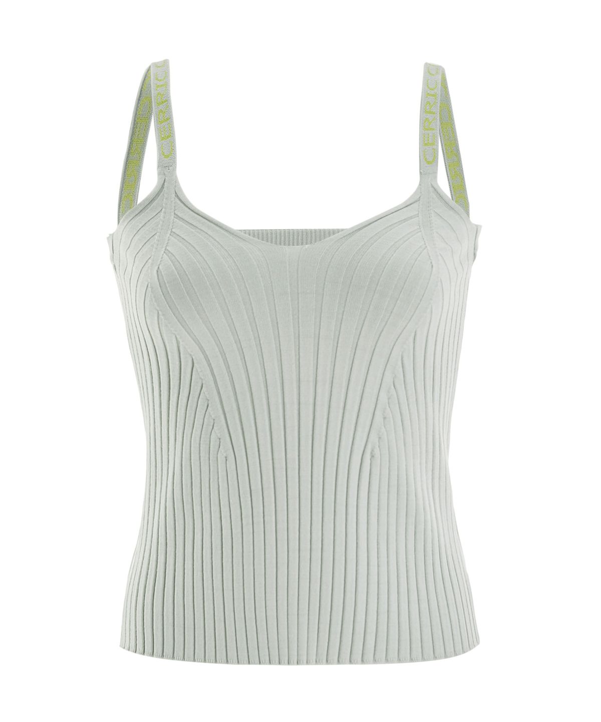 세릭(CERRIC) JACQUARD STRAP SLEEVELESS / MINT