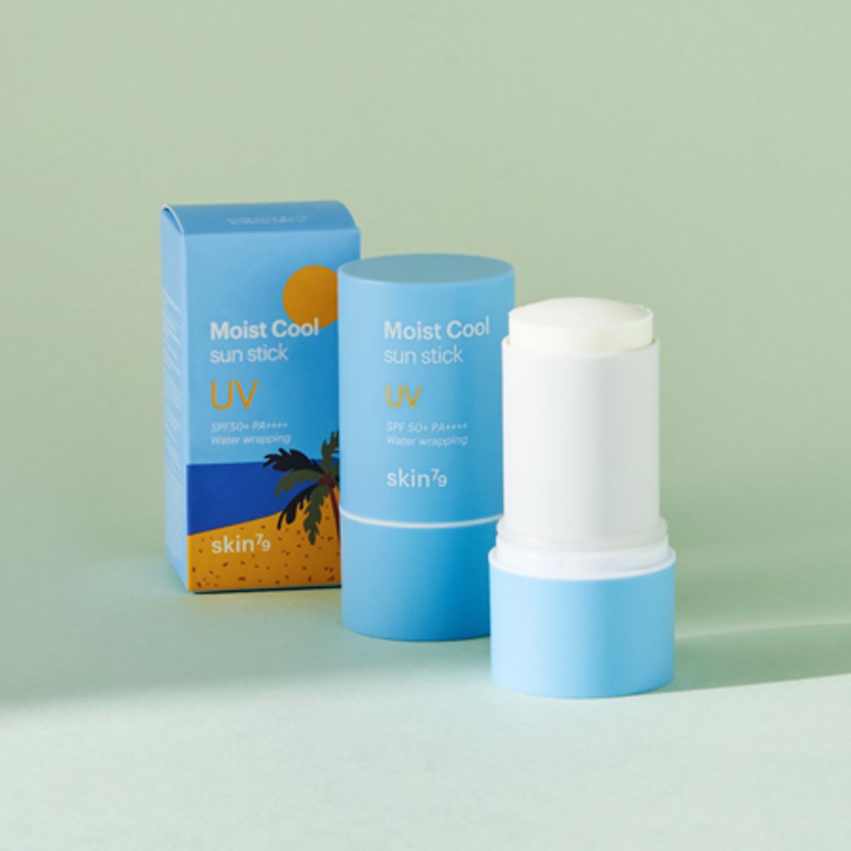 스킨79(SKIN79) 워터래핑 모이스트 쿨 선스틱 SPF50+ PA++++