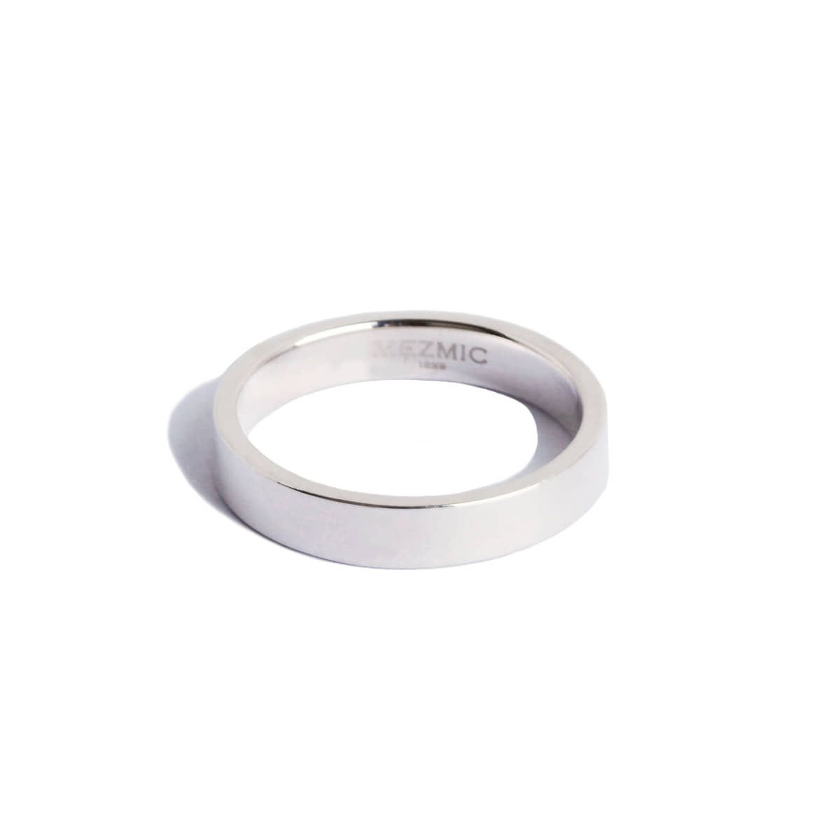 매즈믹(MEZMIC) 4mm 베이직 실버 반지