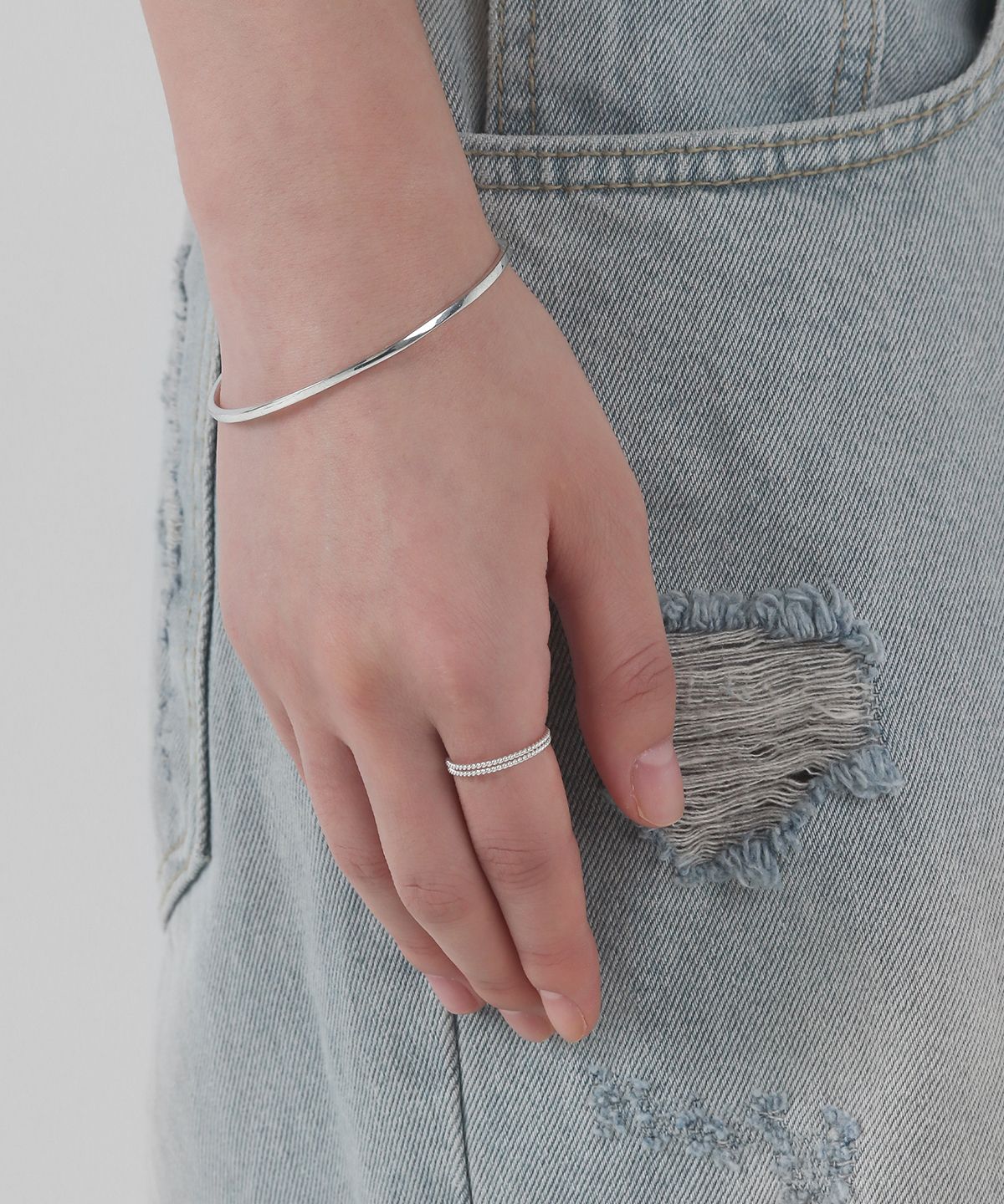 쿼르코어(QUARQOR) #7119 silver92.5 RING