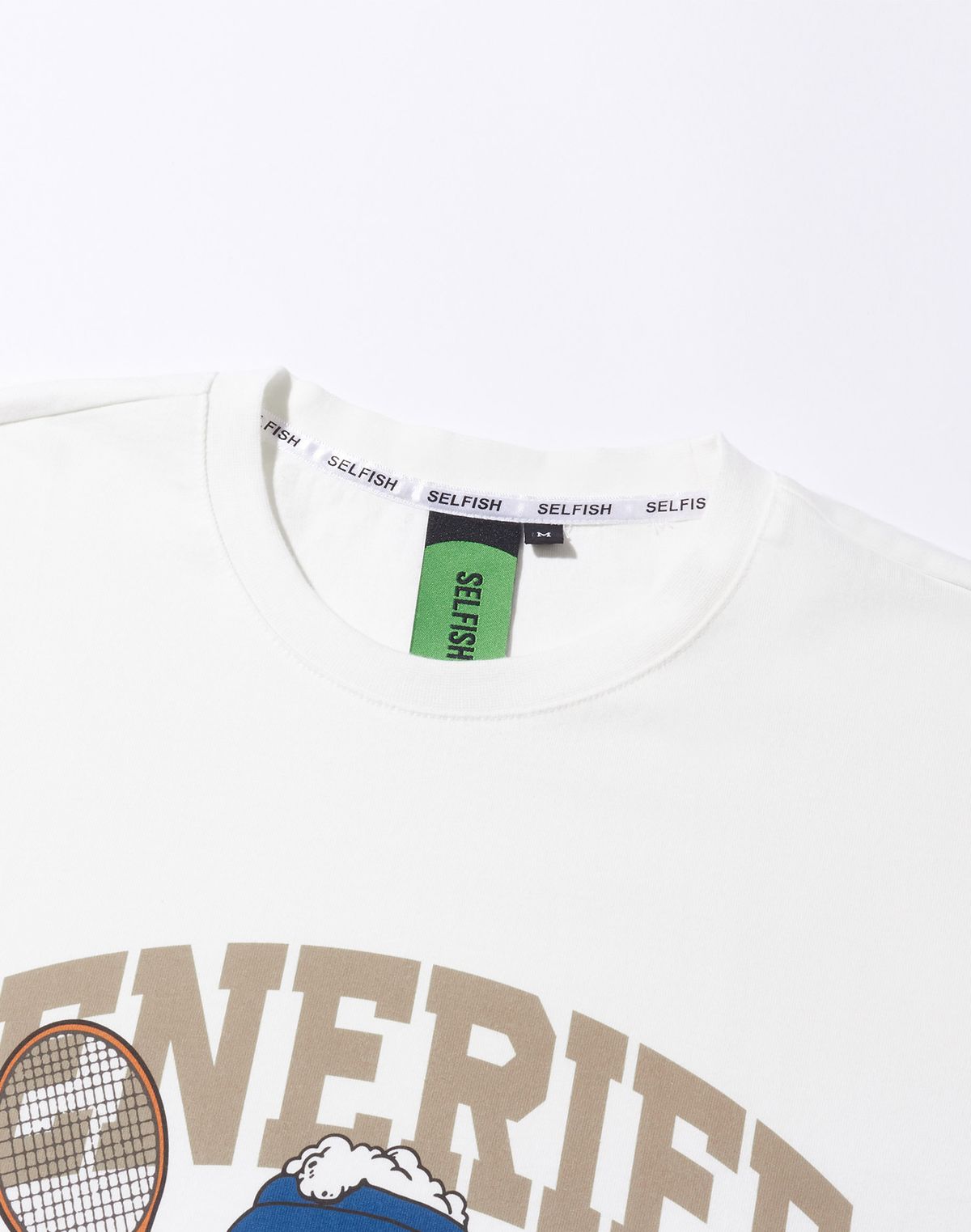 셀피쉬(SELFISH) S223TS17 테린이 토토 긴팔 티셔츠 (WHITE)