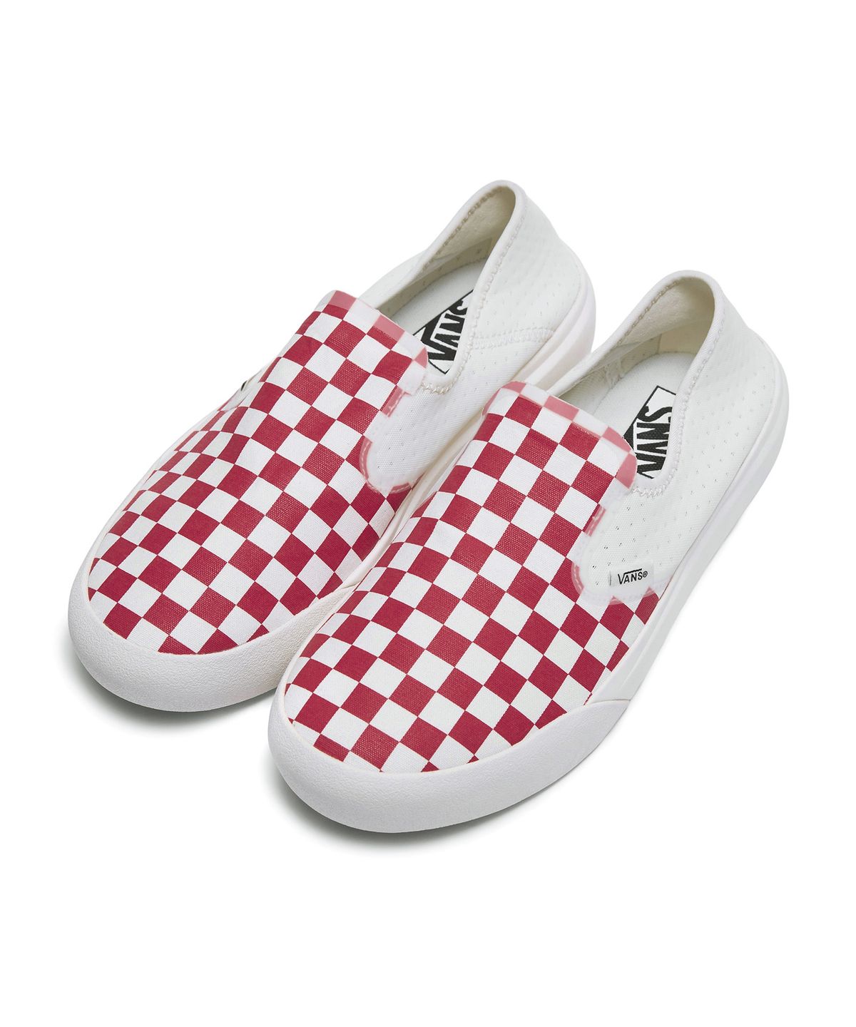 반스(VANS) 컴피쿠시 원 - (체커보드) 레이싱 레드:마쉬멜로우 / VN0A45J5BOP1