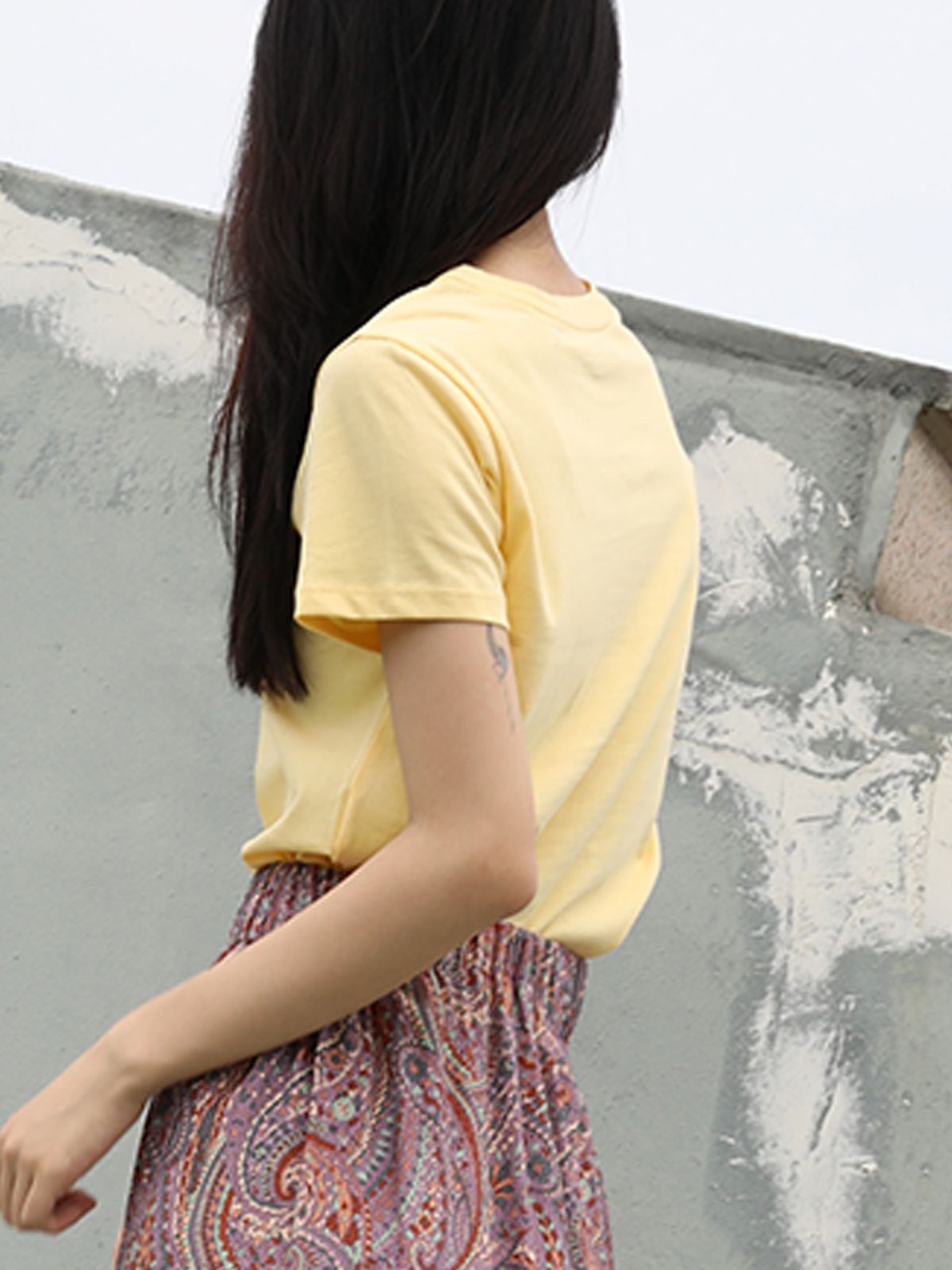 쏘리, 투 머치 러브(SORRY, TOO MUCH LOVE) So Luv Crop Tee_Yellow