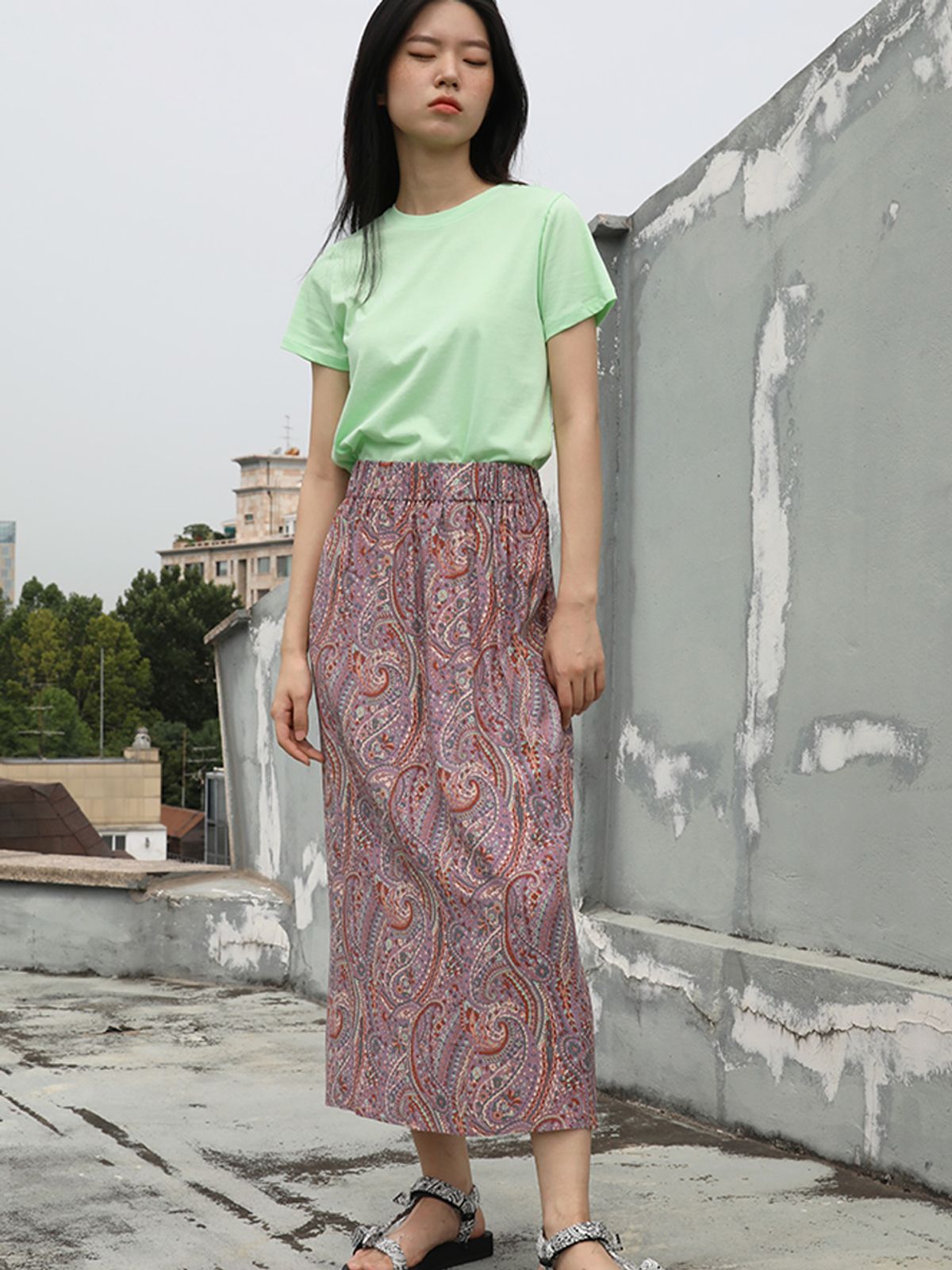 쏘리, 투 머치 러브(SORRY, TOO MUCH LOVE) So Luv Crop Tee_Green