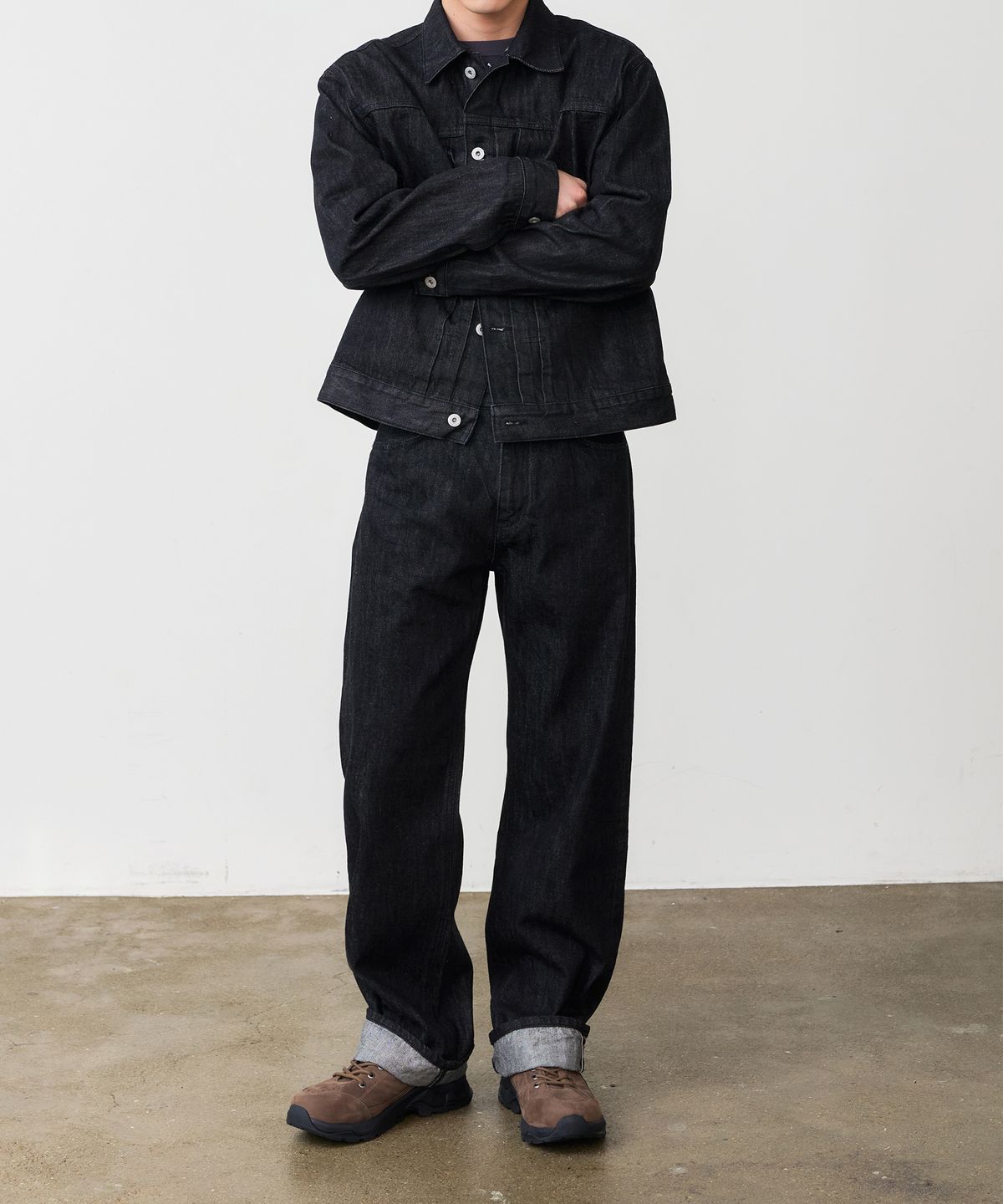 덴메이드(DENMADE) DEN0061 Selvedge Wide Fit (One Black)