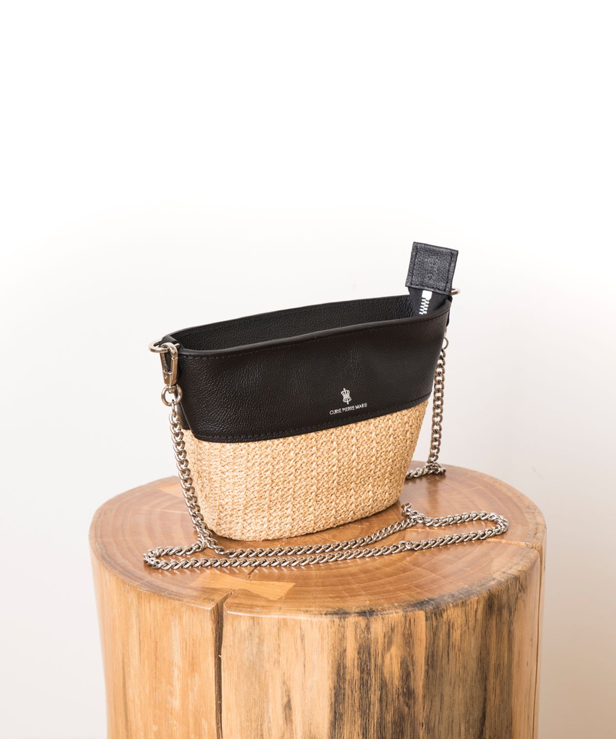 퀴리피에르마리(CURIE PIERRE MARIE) Boat Bag -  black   보트백 블랙