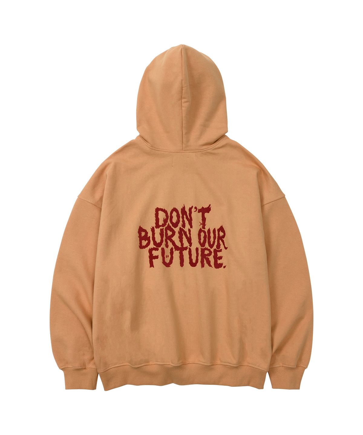 아조바이아조(AJOBYAJO) Oversized (19) Slogan Hoodie [ORANGE]