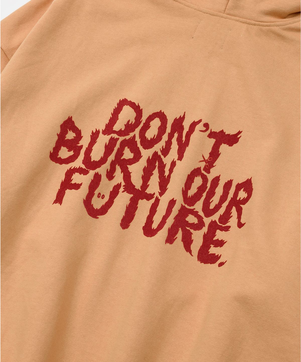 아조바이아조(AJOBYAJO) Oversized (19) Slogan Hoodie [ORANGE]