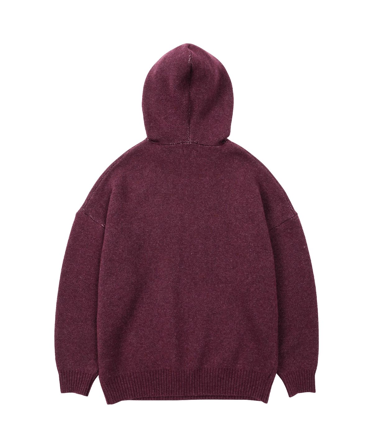 아조바이아조(AJOBYAJO) [PBA] DBOF Wool Knit Hoodie [BURGUNDY]
