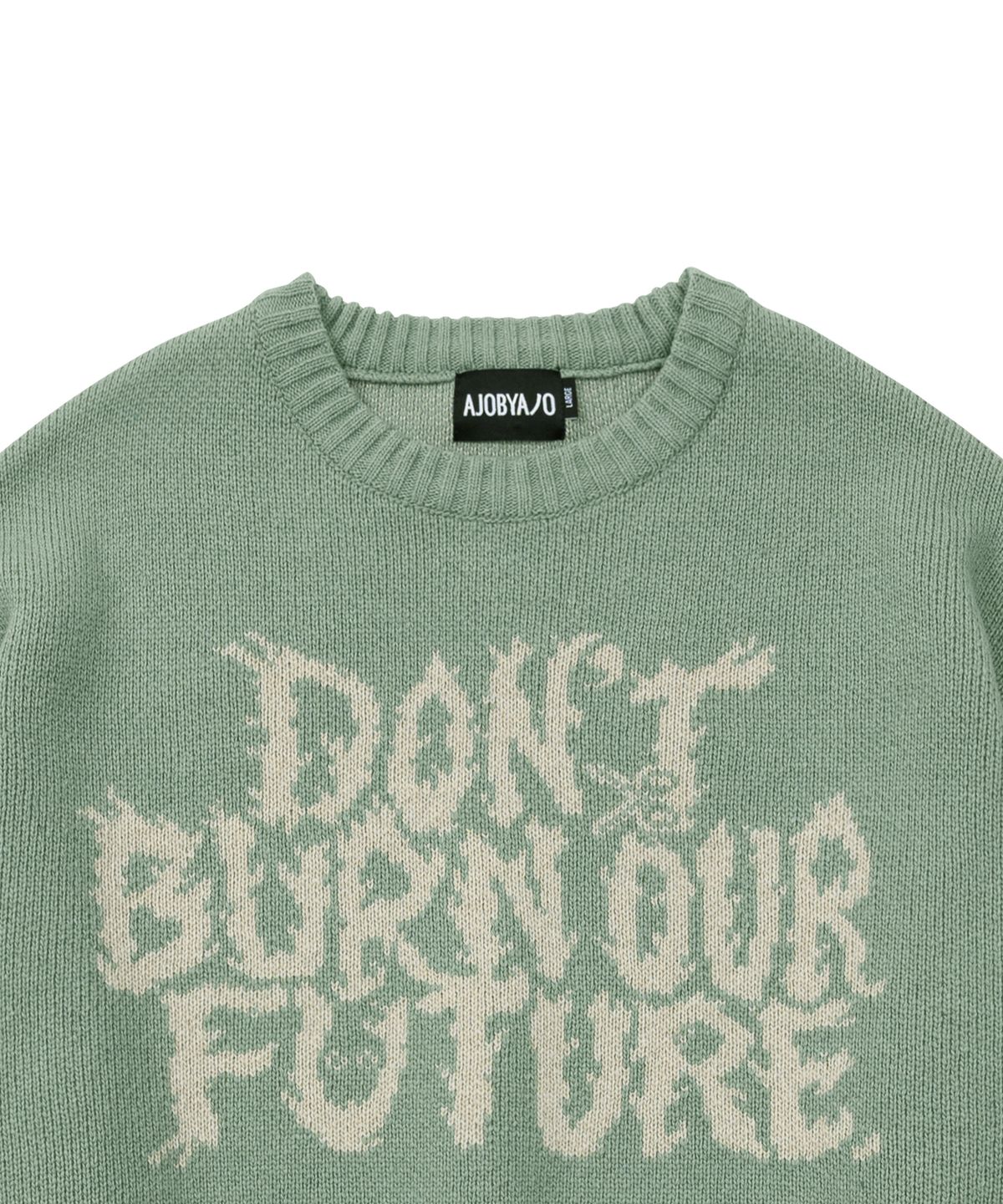 아조바이아조(AJOBYAJO) [PBA] DBOF Wool Knit Sweater [MINT]