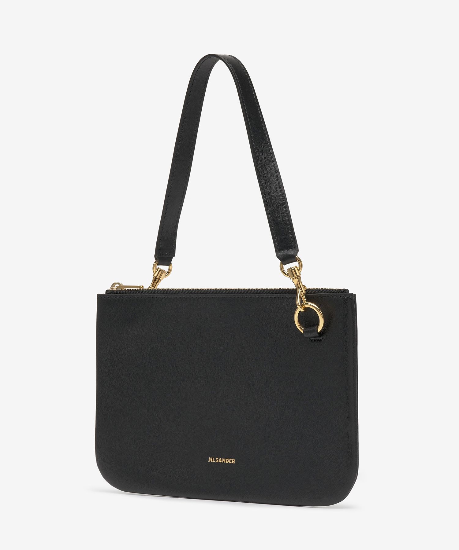 ★Jil Sander★ Medium Logo Shoulder Bag Black JSWU851670WUB0 MUSINSA公式 | JIL SANDER Medium Logo Shoulder Bag - Black