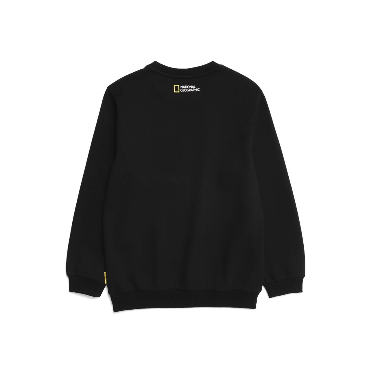 내셔널지오그래픽 키즈(NATIONAL GEOGRAPHIC KIDS) K223UPB910 빅 로고 맨투맨/팬츠 셋업 CARBON BLACK