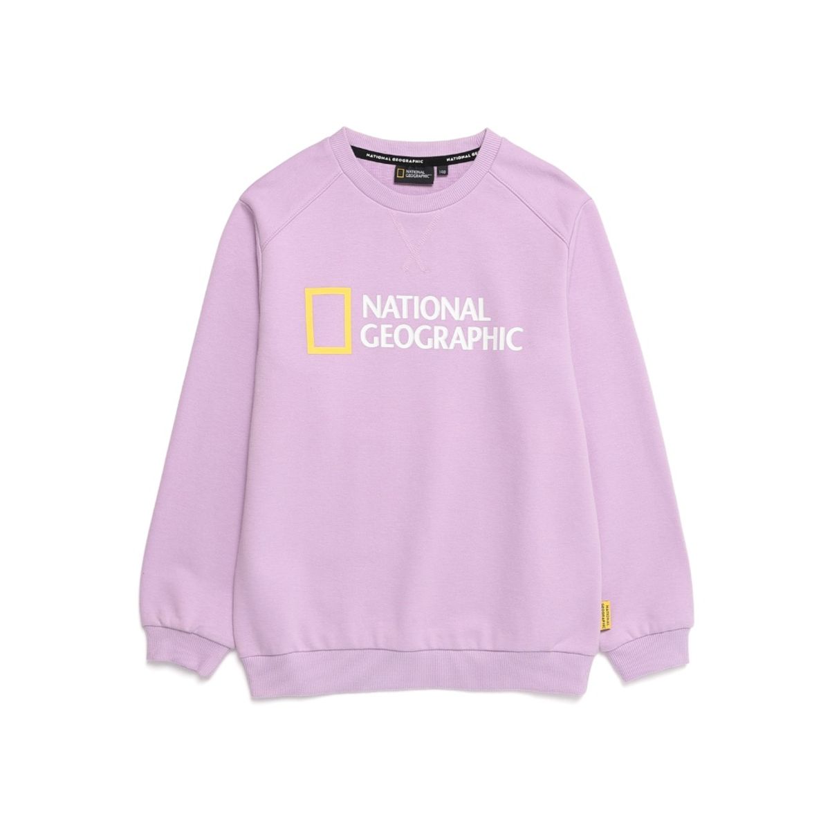 내셔널지오그래픽 키즈(NATIONAL GEOGRAPHIC KIDS) K223UPB910 빅 로고 맨투맨/팬츠 셋업 LAVENDER