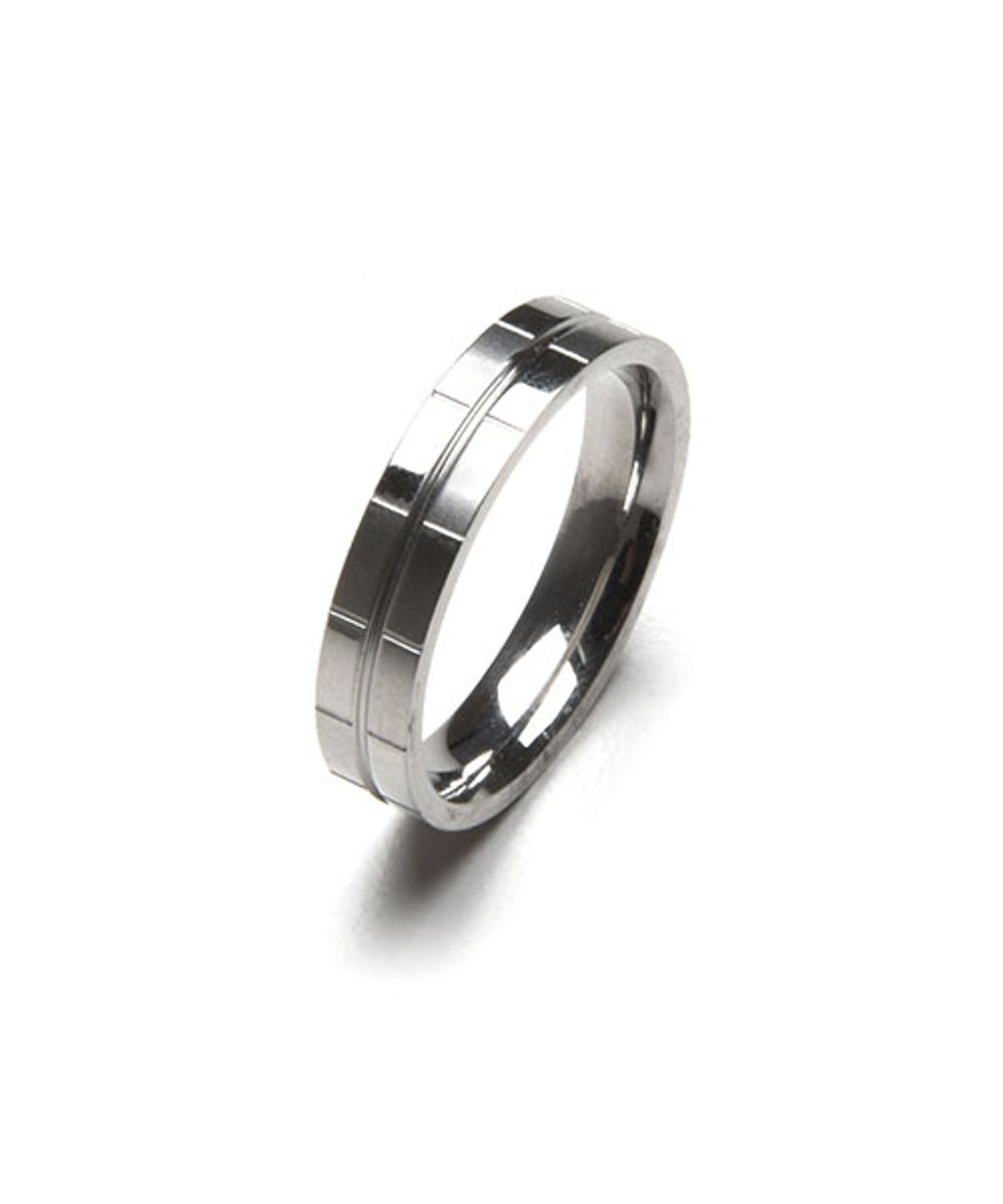 스칼렛또블랙(SCALETTOBLACK) BA027 Half stripe pattern ring