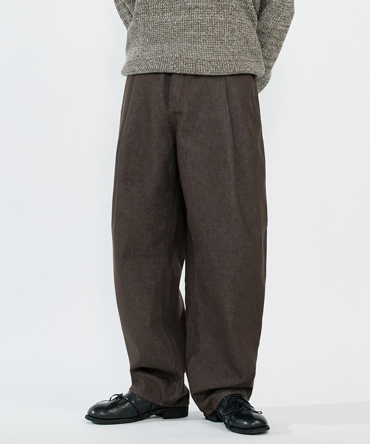 오더아카이브(ORDER ARCHIVE) One Pintuck wide 04 - Non fade brownie brown