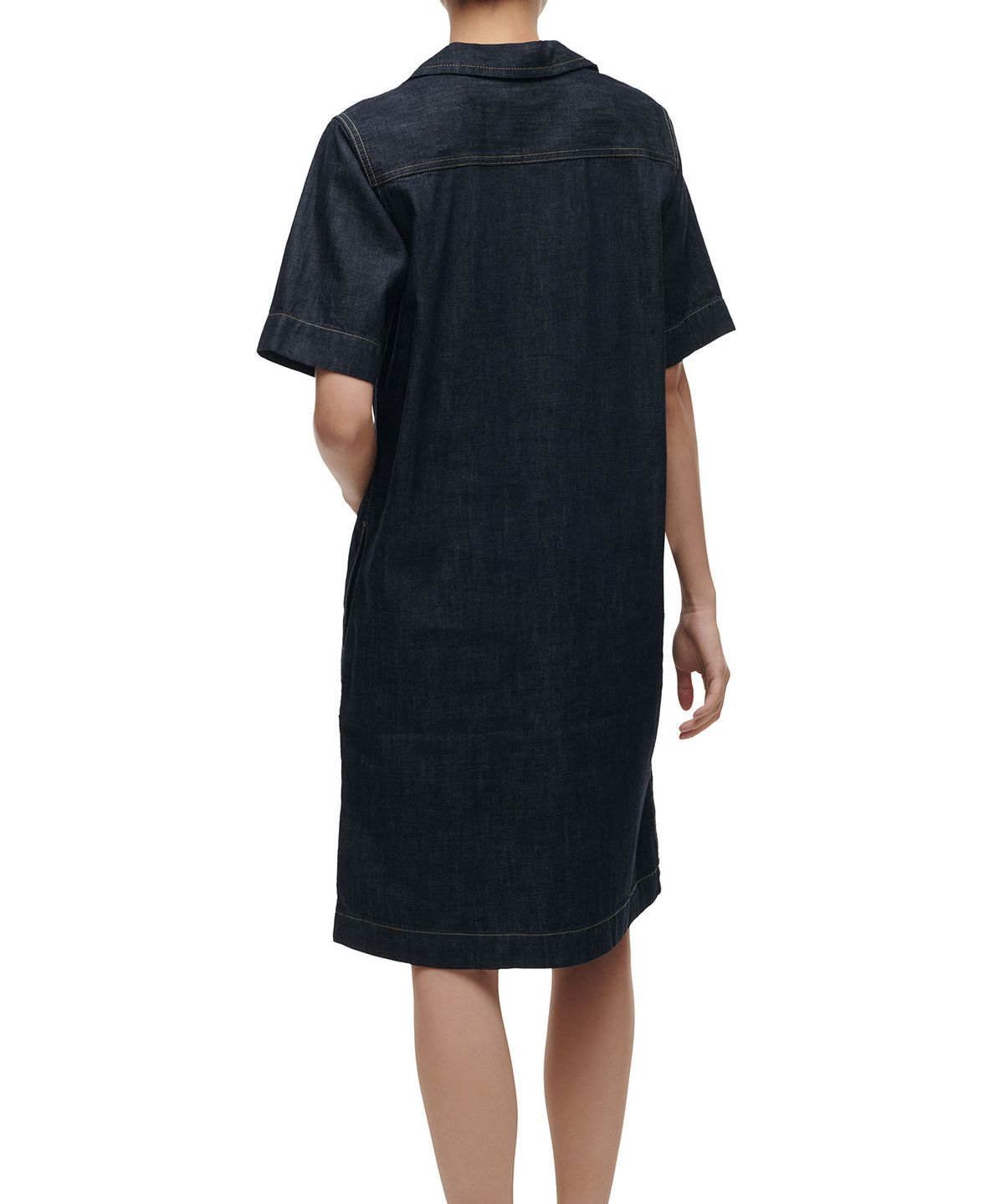 로렌 랄프 로렌(LAUREN RALPH LAUREN) 데님 시프트 드레스 - 블루
