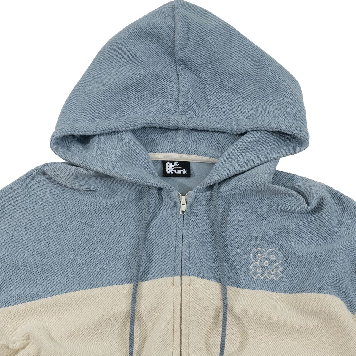 아웃 오브 트렁크(OUT OF TRUNK) Color Block Hoodie Zip Up (Sky blue)