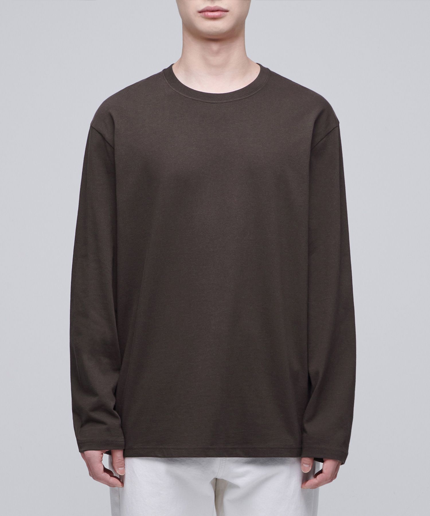 Tシャツ・カットソー *MUSINSA STANDARD* Basic long sleeve t-shirt pistachio MITS0 MUSINSA | MUSINSA STANDARD Basic Long Sleeve T-Shirt [Pistachio]