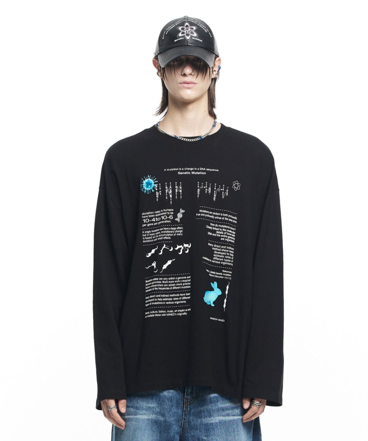 메종미네드(MAISON MINED) VARIATION THESIS LONG SLEEVE BLACK