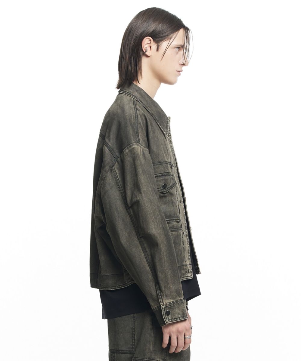 【MAISON MINED】22FW★ DESERT BLACK DENIM JACKET MUSINSA | MAISON MINED DESERT BLACK DENIM JACKET