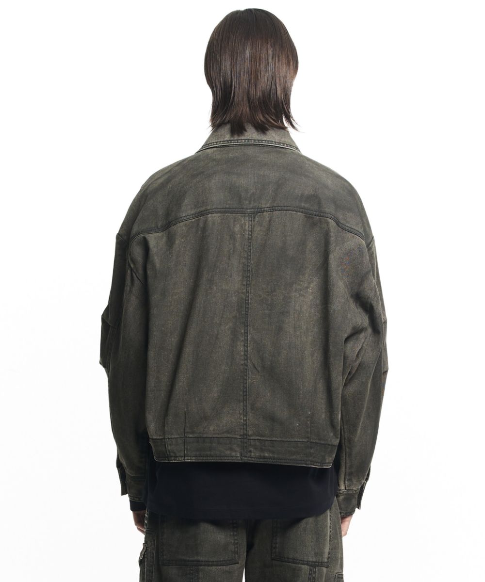 【MAISON MINED】24SS★ ARID LAYERING TRUCKER 4e8c659a23ee97538057c100b2da04
