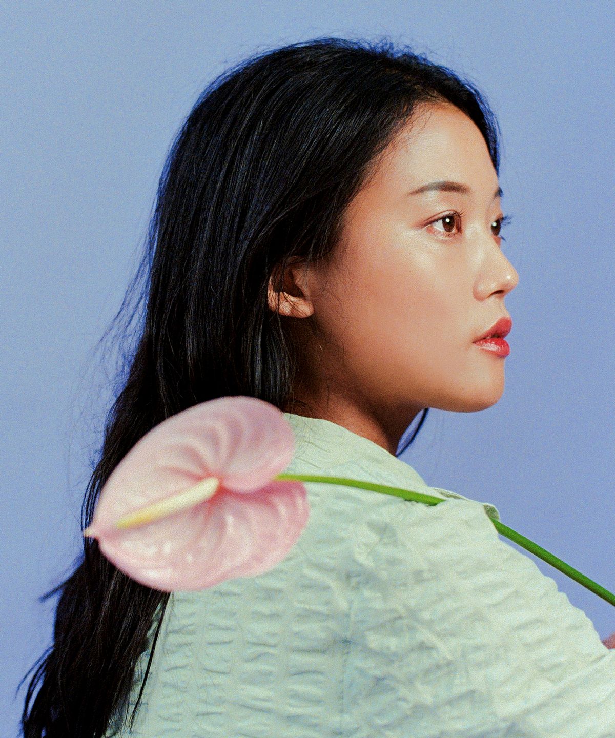 키네타(KINETTA) 레터스 그린 리플 파자마 세트