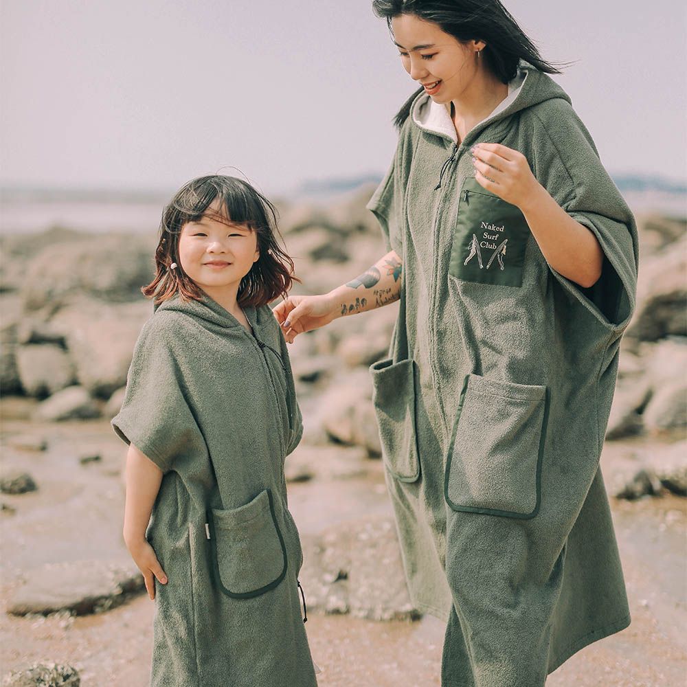 MUSINSA公式 | NAKED SURF CLUB タオルドライジップアップポンチョ For