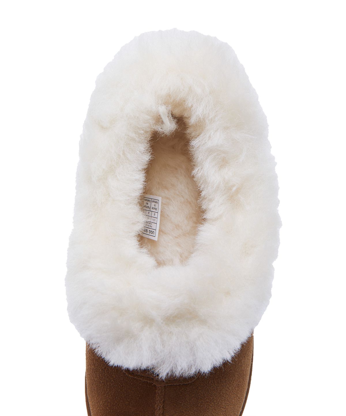 어그(UGG) 퍼 카라 스웨이드 슬립온 슈즈 (타제트) W - 체스넛 / 1134810CHE