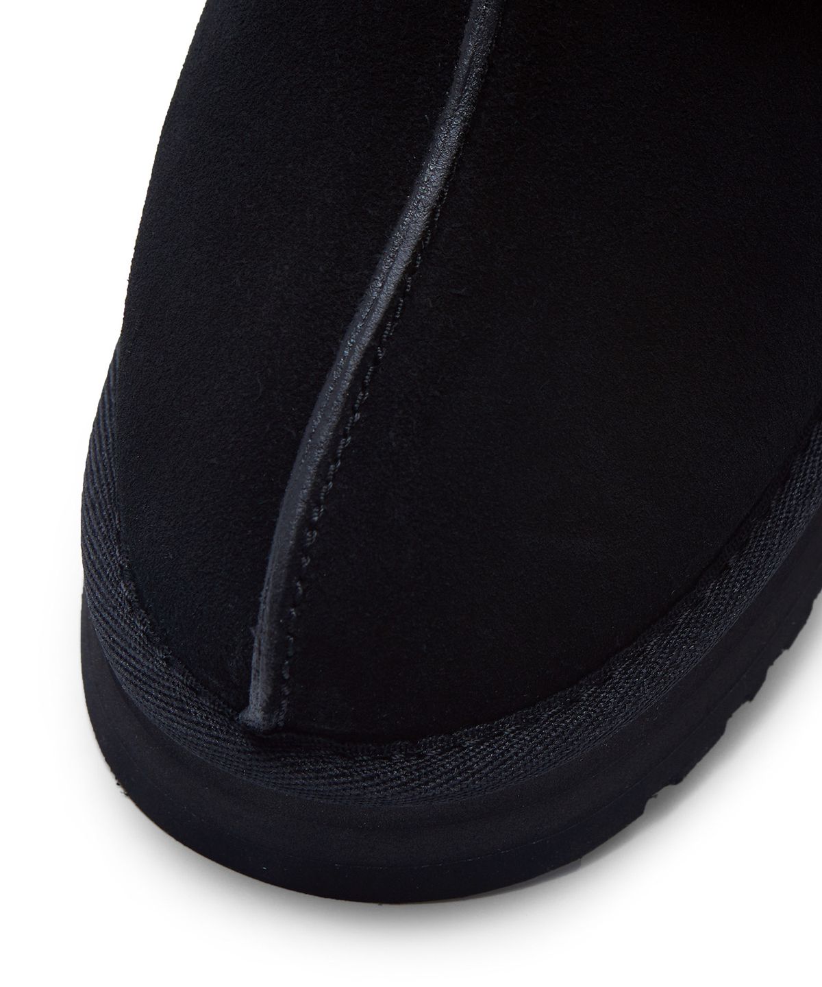 어그(UGG) [WOMEN] 퍼 카라 플랫폼 샌들 (디스케트) - 블랙 / 1122550BLK