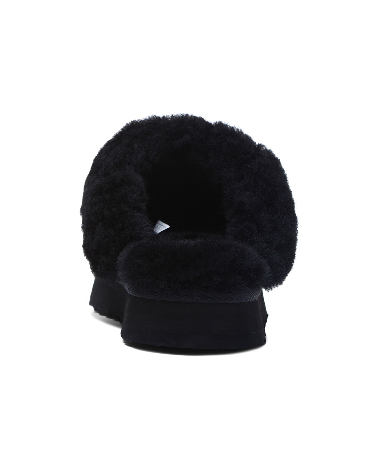 어그(UGG) [WOMEN] 퍼 카라 플랫폼 샌들 (디스케트) - 블랙 / 1122550BLK