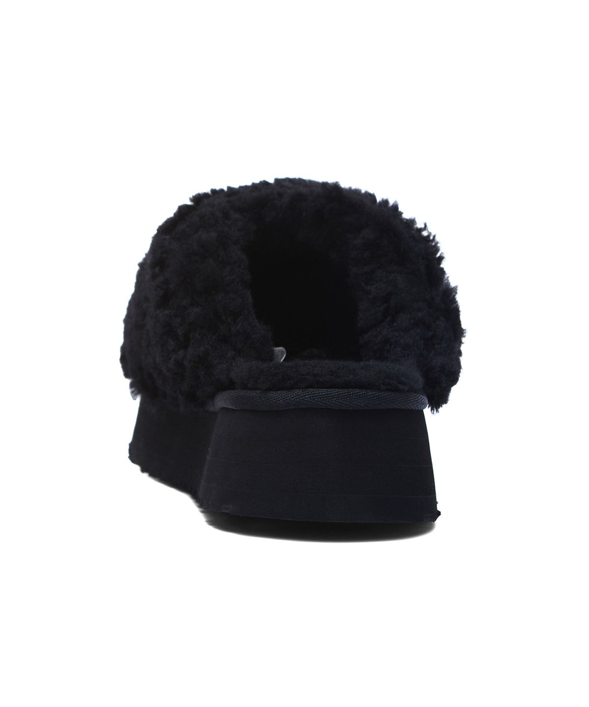 어그(UGG) [WOMEN] 컬리 퍼 플랫폼 슬리퍼(맥시 컬리 패션 슬라이드) - 블랙 / 1133171BLK