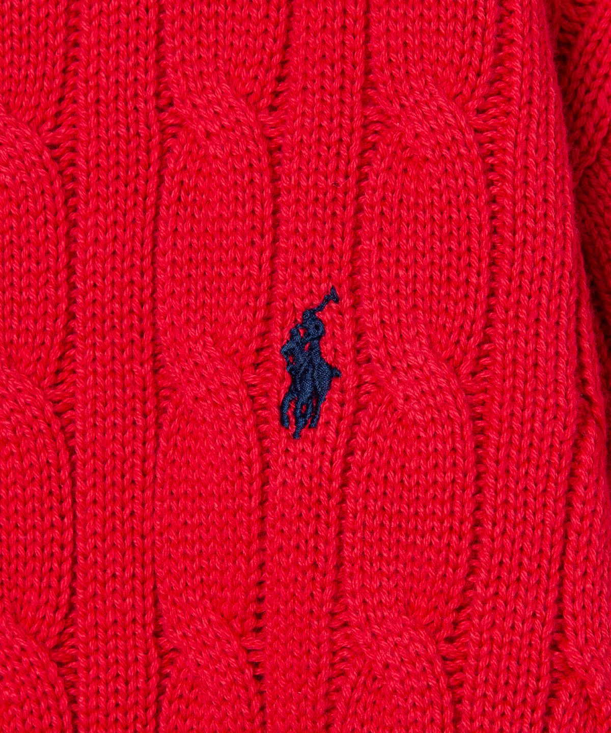 폴로 랄프 로렌 칠드런(POLO RALPH LAUREN CHILDREN) 남아 4-7세 케이블 니트 코튼 스웨터 - 레드