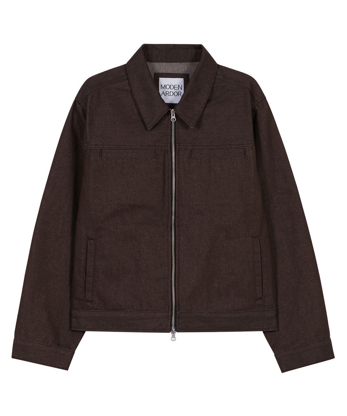 모덴아르더(MODEN ARDOR) 몬드리안 우디 지퍼자켓 - stitch(BR)