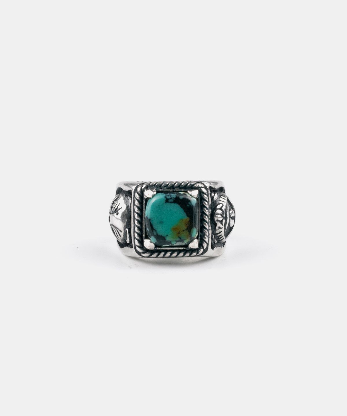 신트리플식스(SHEEN666) 크레이지 캣 터키석 실버 반지