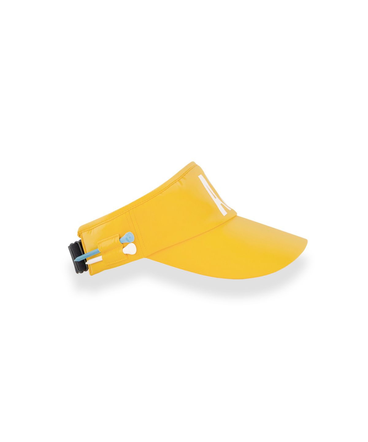 앤드 골프(AND GOLF) Big Logo Visor (yellow)