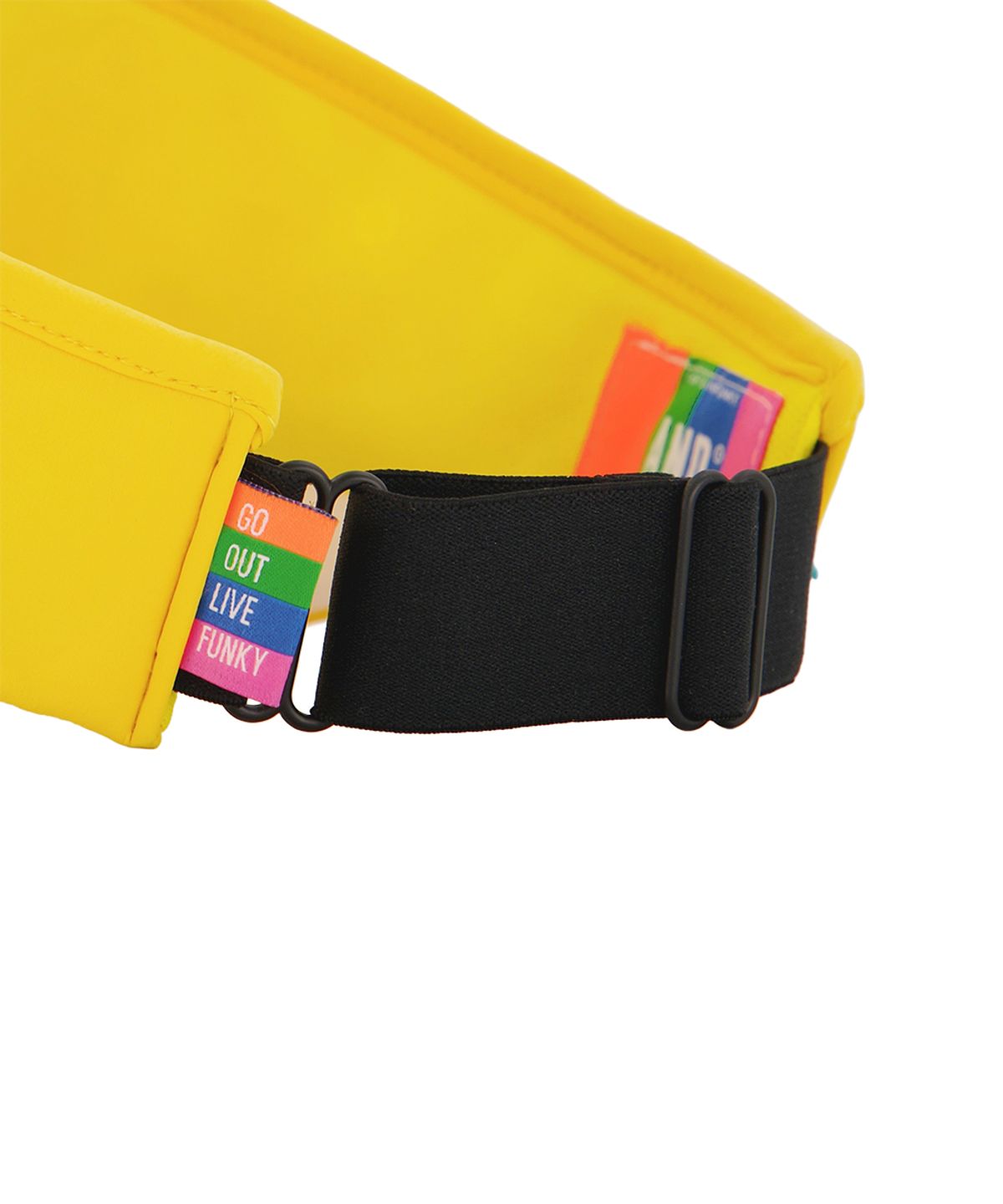 앤드 골프(AND GOLF) Big Logo Visor (yellow)