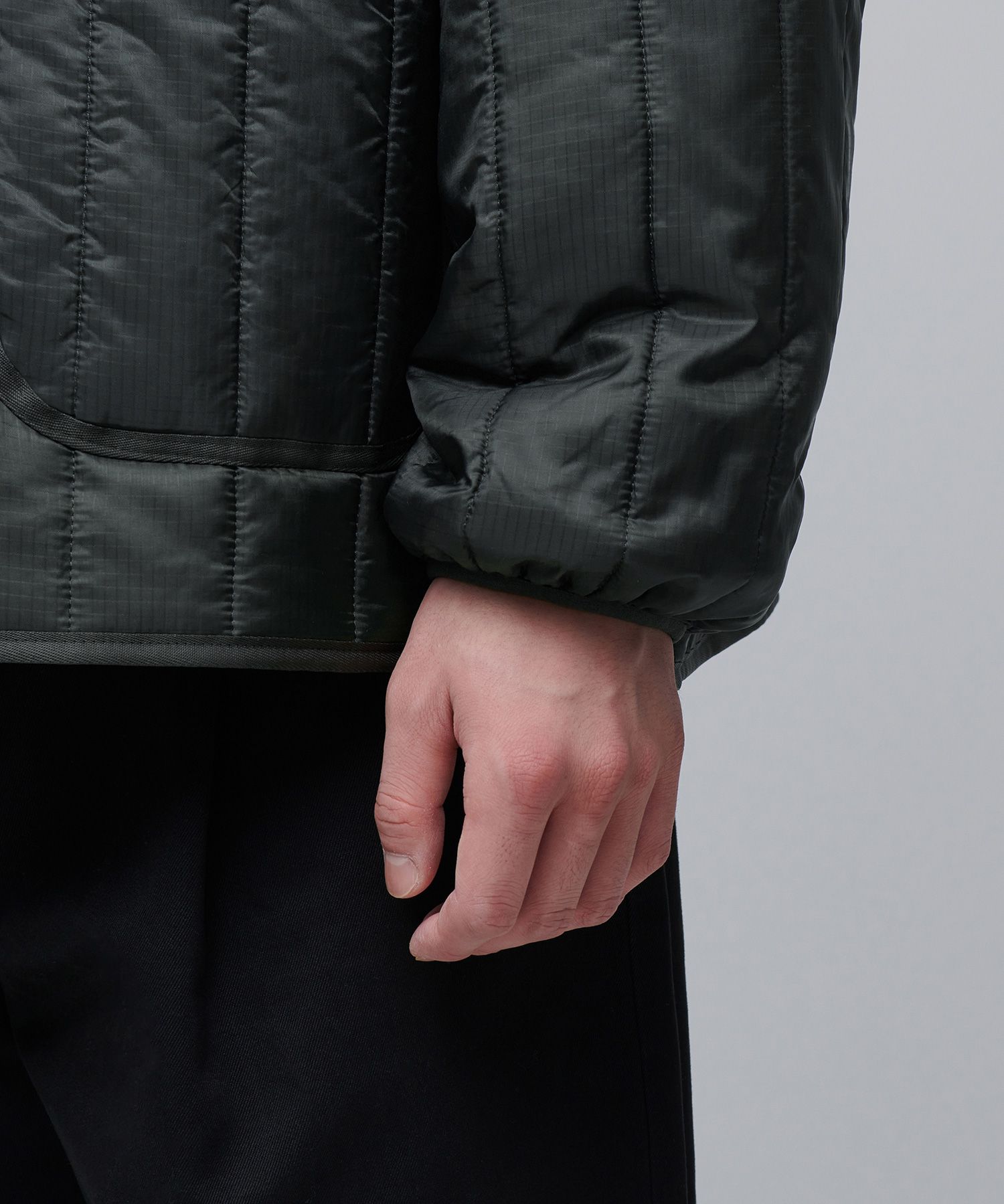 ダウンジャケット MUSINSA STANDARD Vertical Quilted Military Liner Jacket Brow MUSINSA | MUSINSA STANDARD Vertical Quilted Military Liner