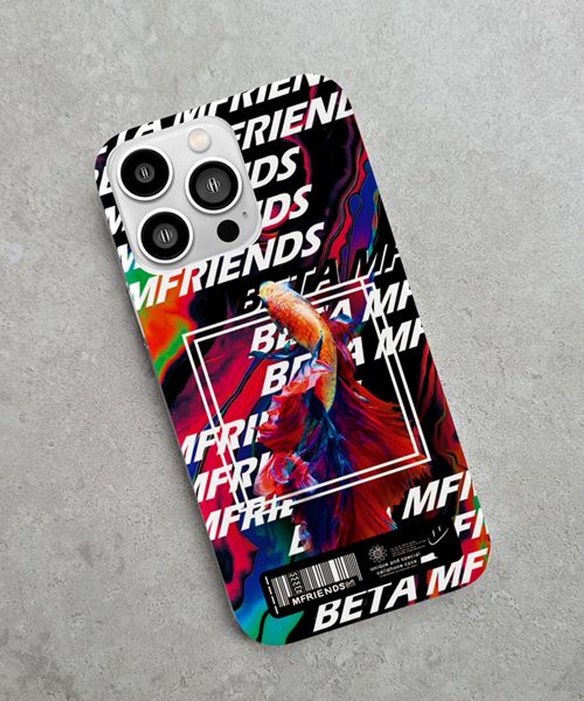 엠프렌즈(MFRIENDS) 아이폰·갤럭시 공용 베타 아트 그래픽 케이스 557  커스텀 아트 디자인  엠프렌즈