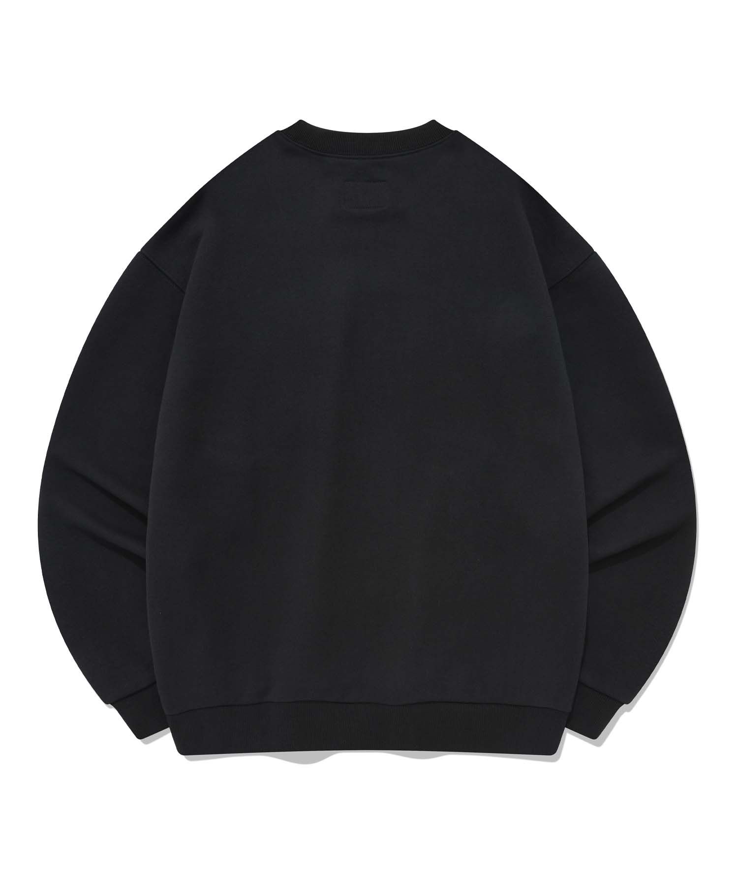 MUSINSA | RETRIEVER CLUB RUNNING RETRIEVER CREWNECK [BLACK]