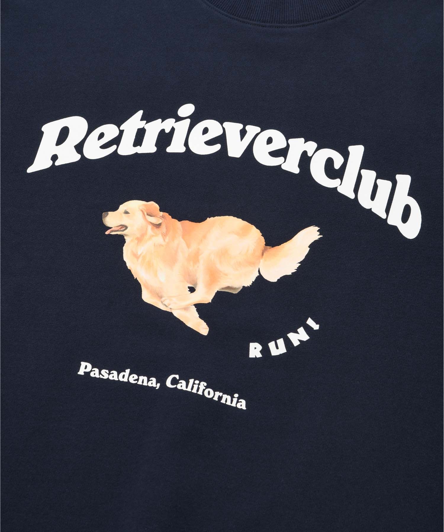 MUSINSA | RETRIEVER CLUB RUNNING RETRIEVER CREWNECK [NAVY]