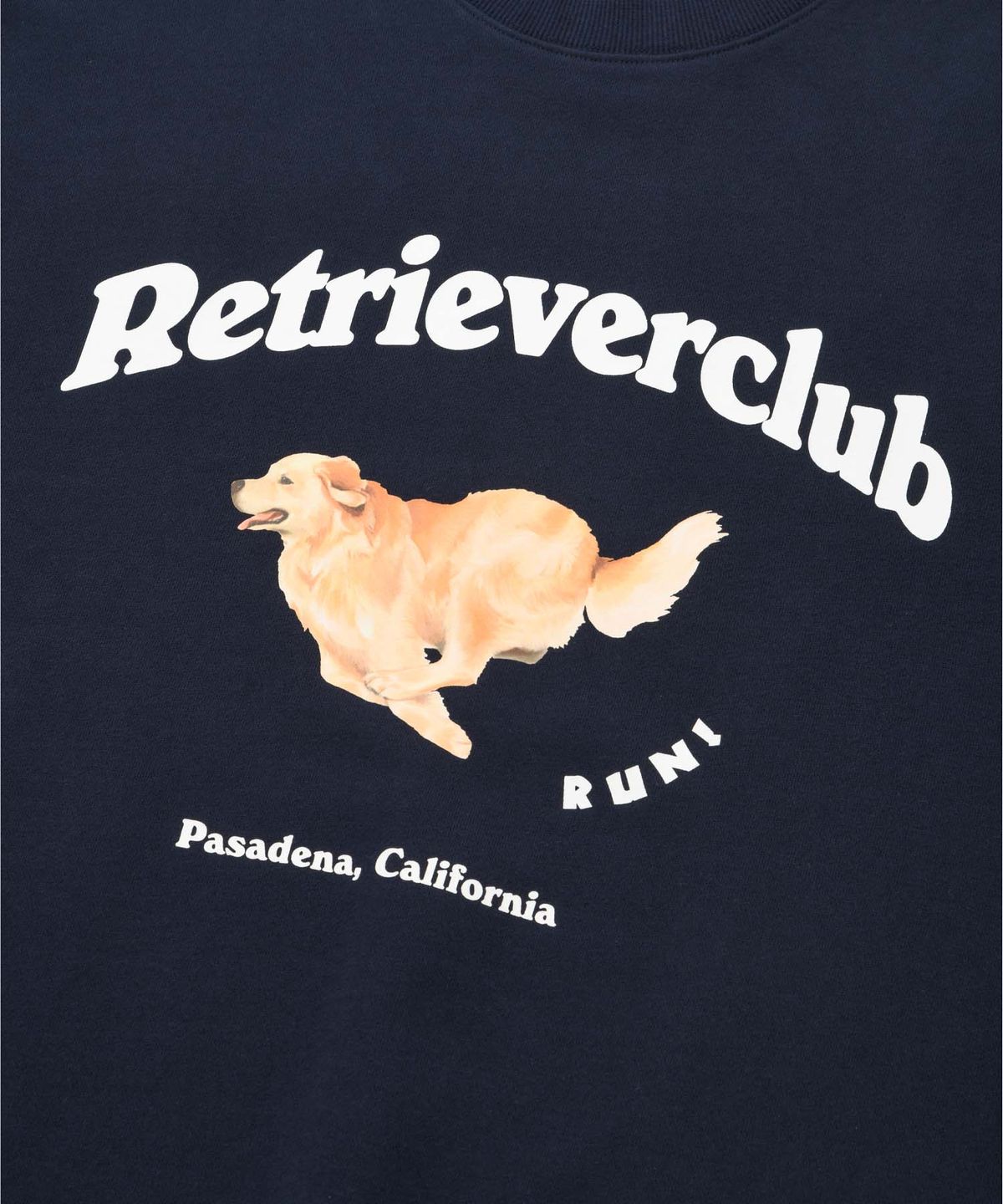 리트리버클럽(RETRIEVER CLUB) RUNNING RETRIEVER CREWNECK [NAVY]
