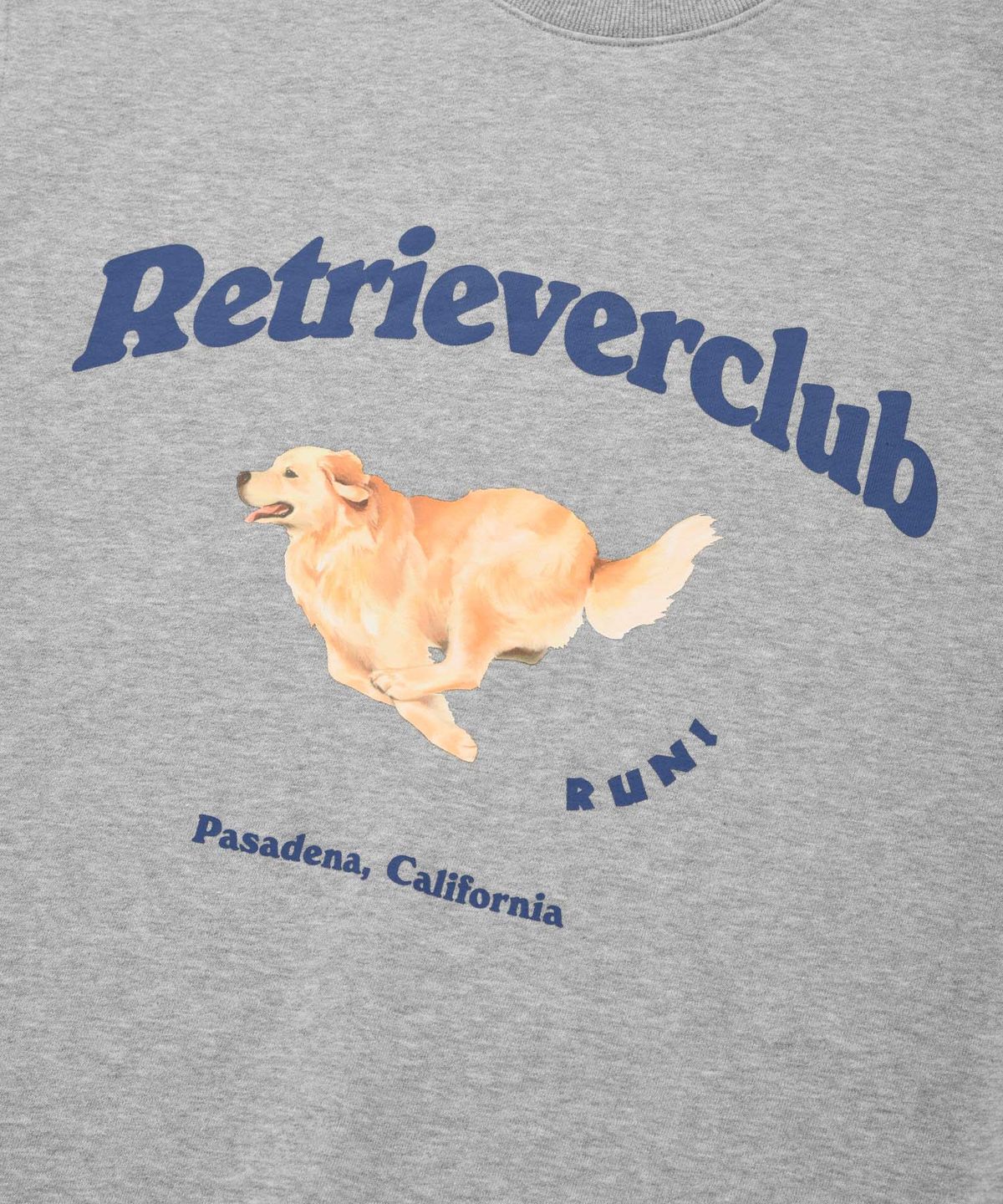 리트리버클럽(RETRIEVER CLUB) RUNNING RETRIEVER CREWNECK [GRAY]