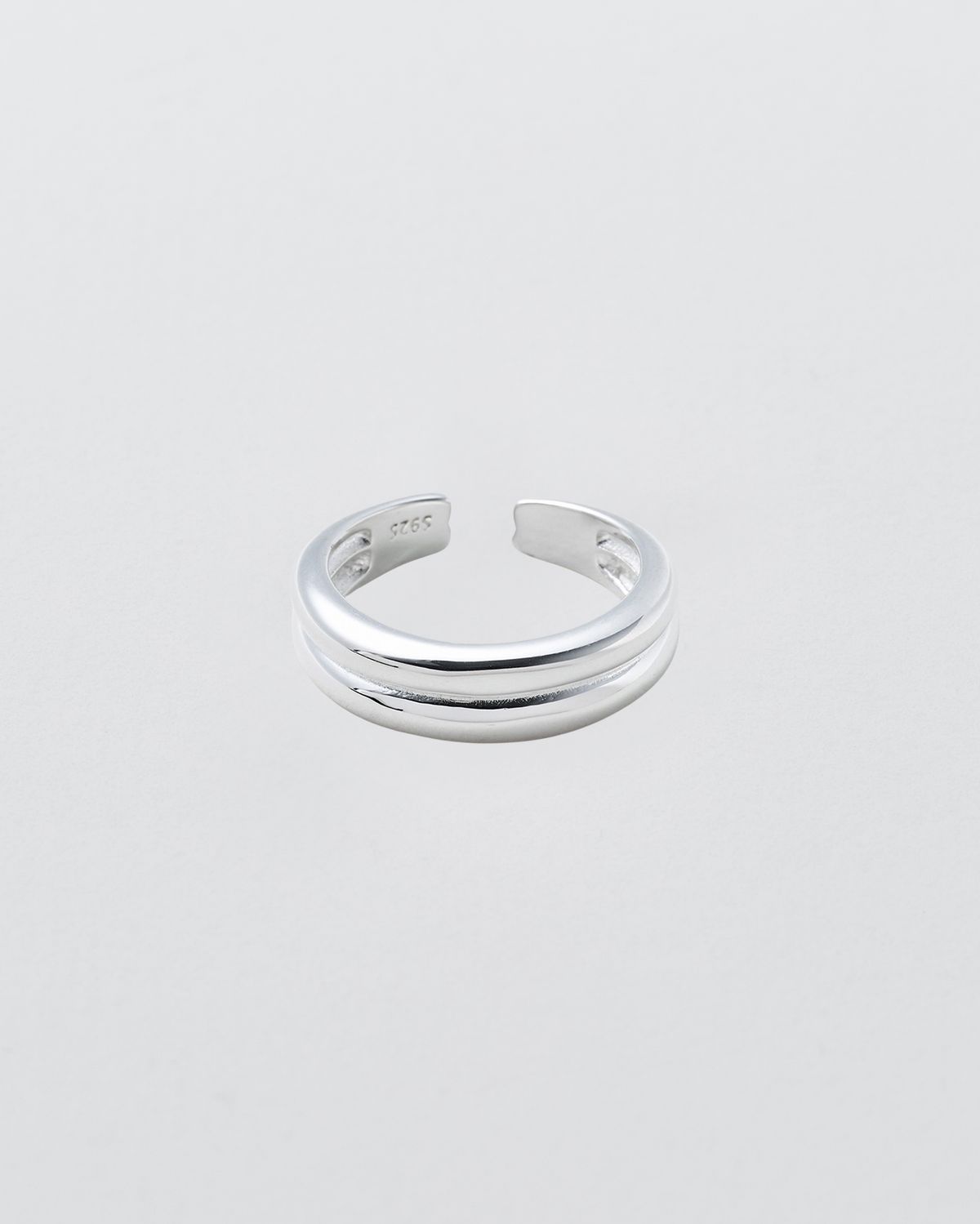어나더레이어(ANOTHERLAYER) Double Loop Ring (silver925) (2color)