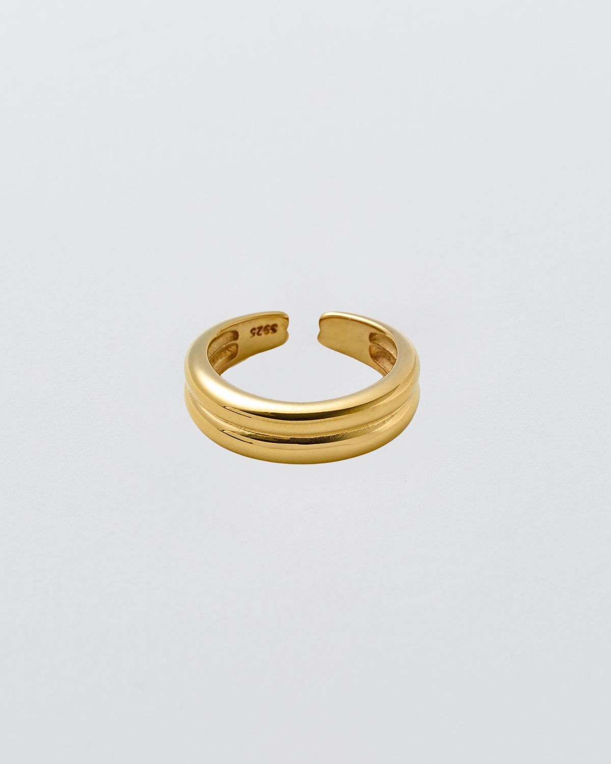 어나더레이어(ANOTHERLAYER) Double Loop Ring (silver925) (2color)