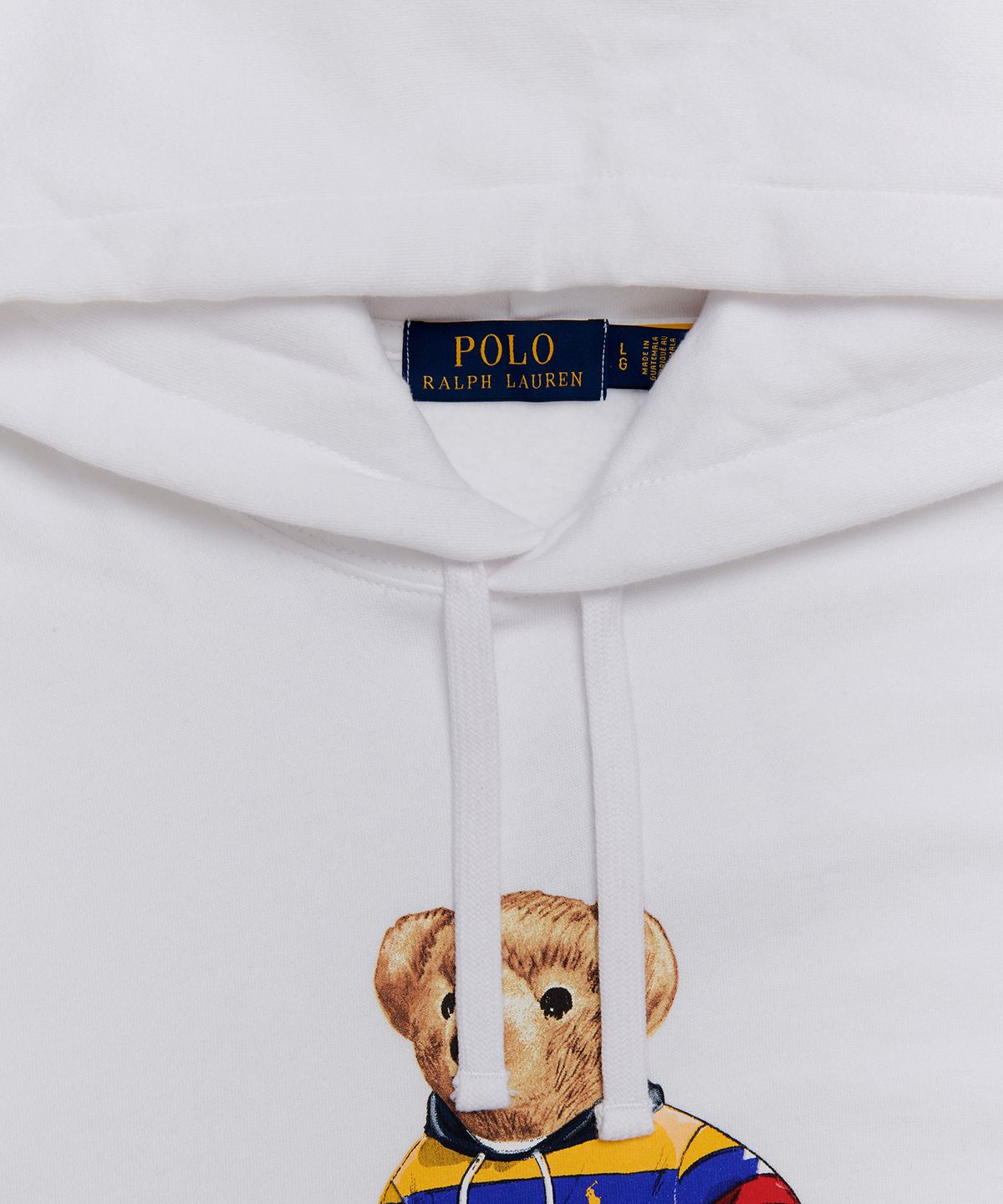 폴로 랄프 로렌(POLO RALPH LAUREN) 폴로 베어 플리스 후디 - 화이트