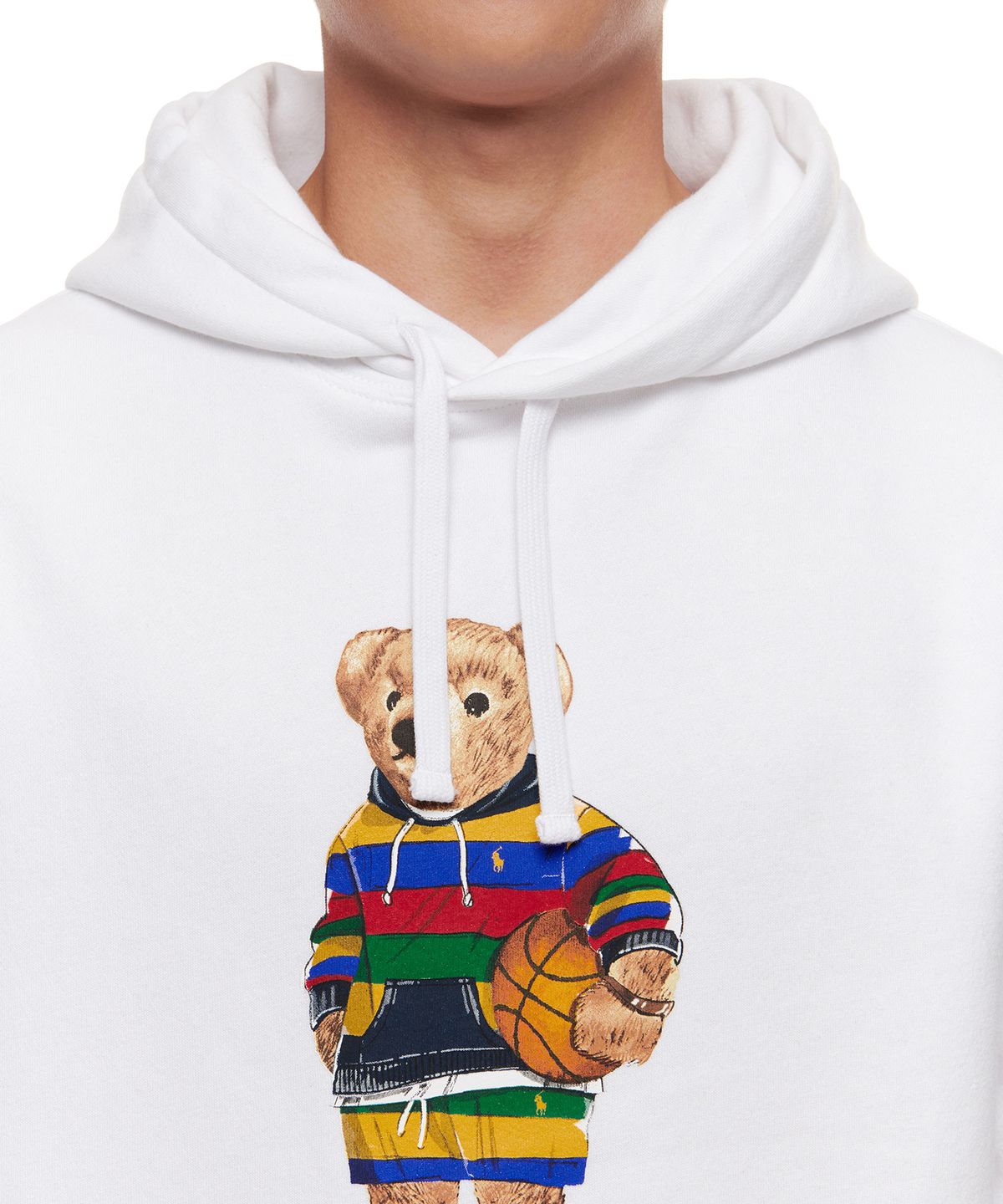 폴로 랄프 로렌(POLO RALPH LAUREN) 폴로 베어 플리스 후디 - 화이트