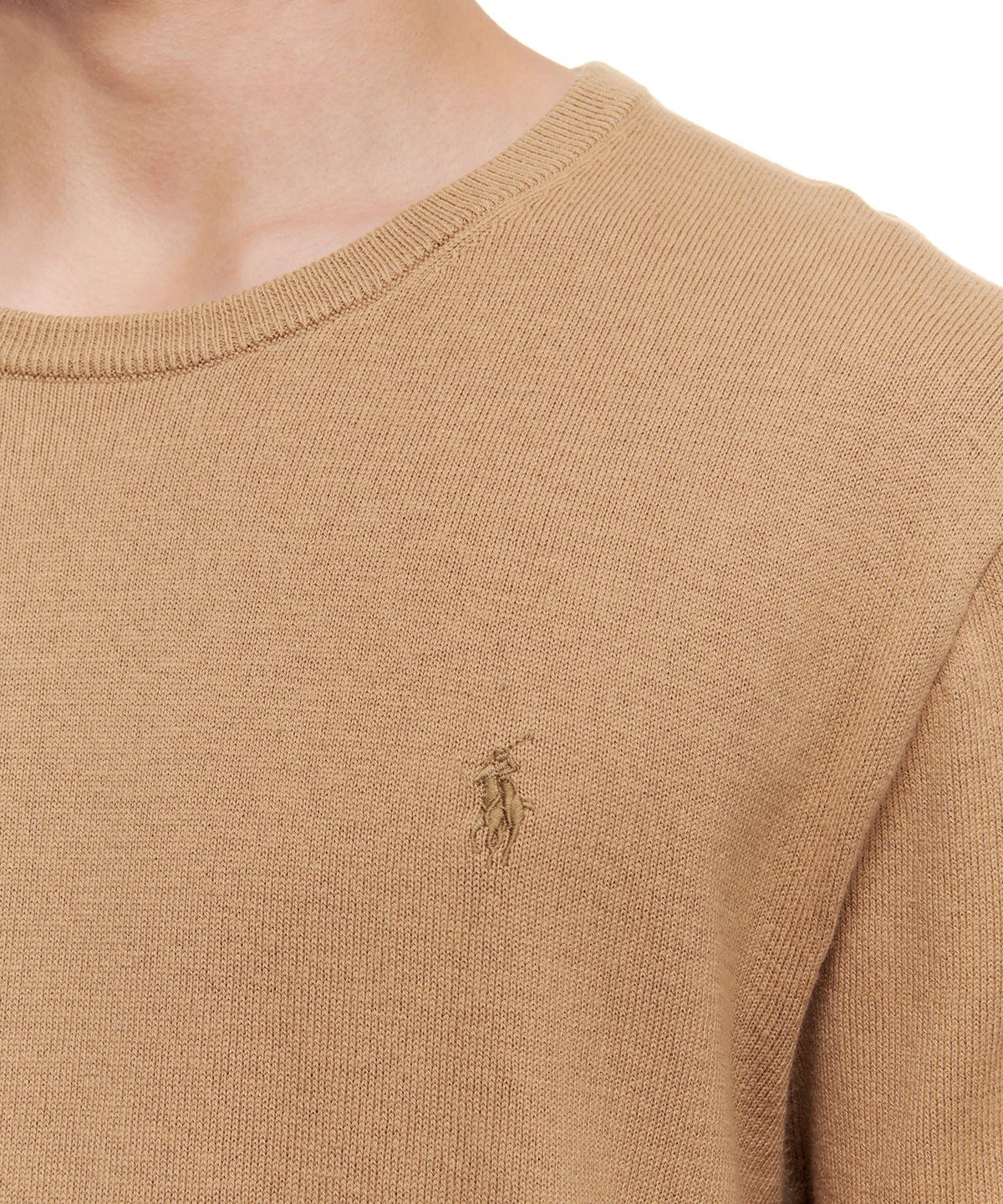 폴로 랄프 로렌(POLO RALPH LAUREN) 코튼 캐시미어 풀오버 - 베이지