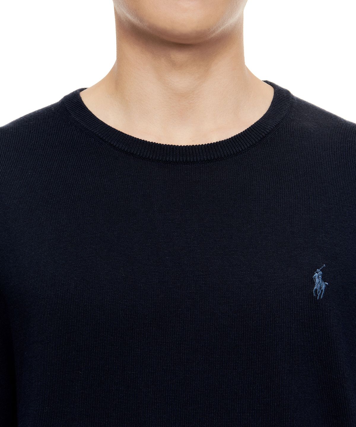 폴로 랄프 로렌(POLO RALPH LAUREN) 코튼 캐시미어 풀오버 - 네이비
