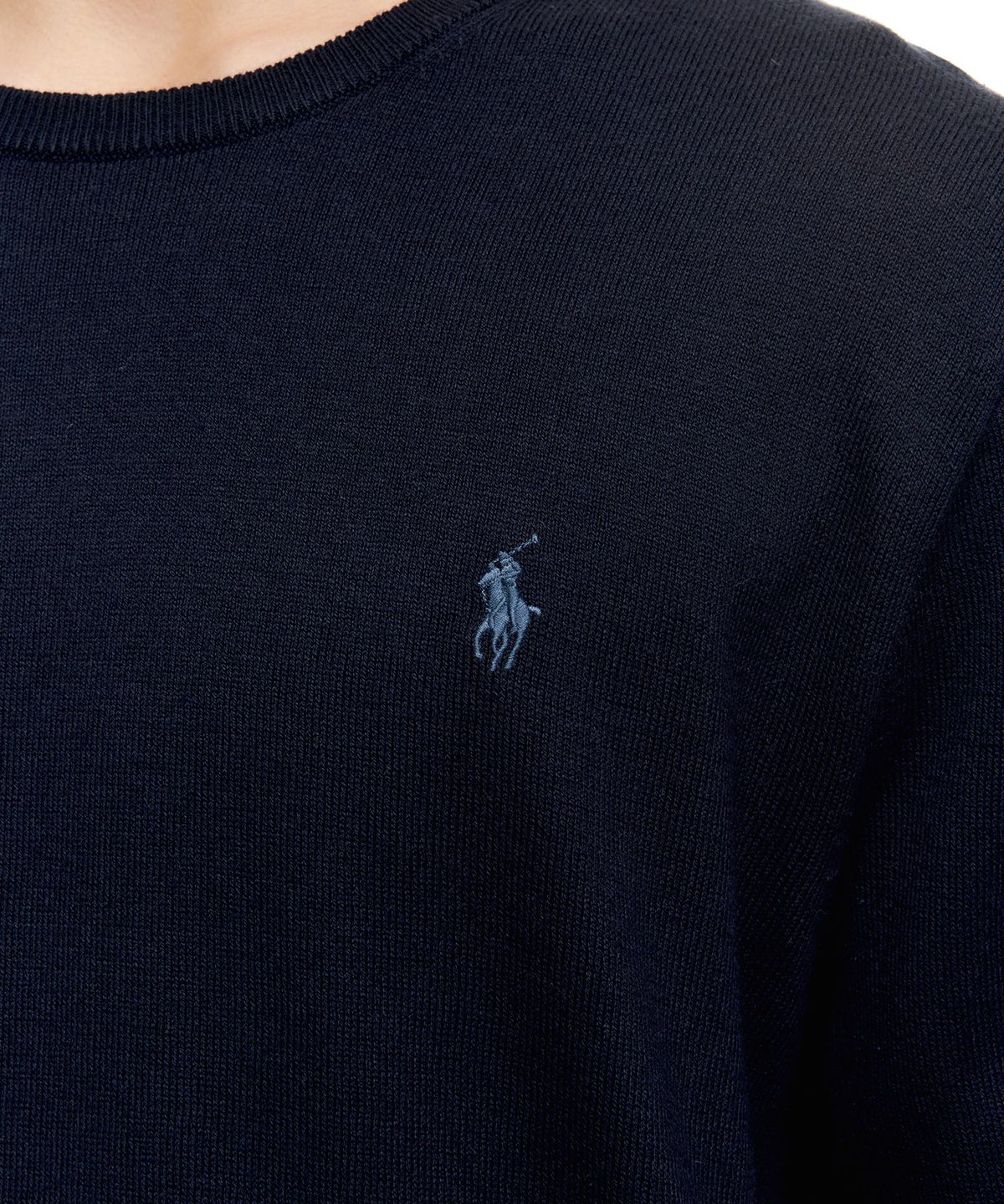폴로 랄프 로렌(POLO RALPH LAUREN) 코튼 캐시미어 풀오버 - 네이비